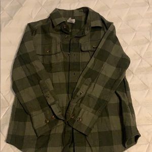 Kids Button Up Flannel - Crewcuts - Size 4/5